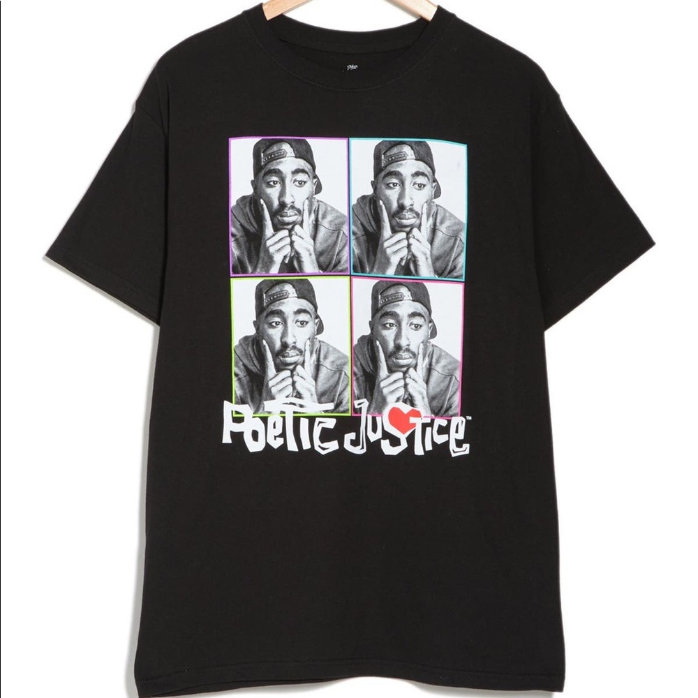 RARE Tupac 2Pac Poetic Justice FACES T-shirt